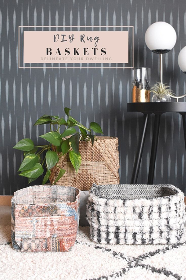 DIY Rug Baskets