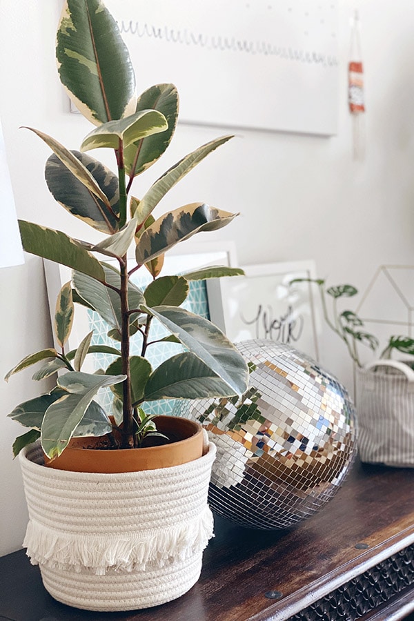 12" Disco Ball Living Room