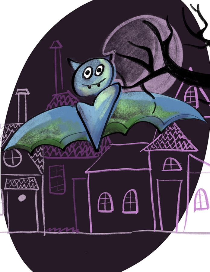 Draw a Halloween Bat Delineate Your Dwelling