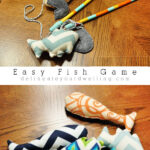 Sewing a simple Easy Fishing Game for your children. Delineate Your Dwelling