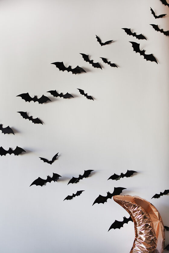 Bat In Fall Fall Boho Bat Fireplace Display - Delineate Your Dwelling