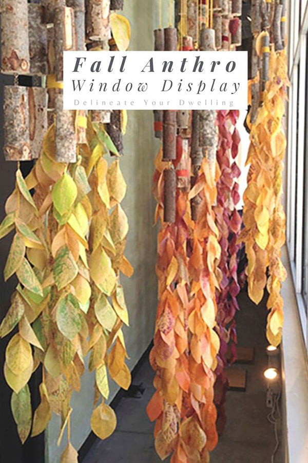 Fall Anthropologie Window Display