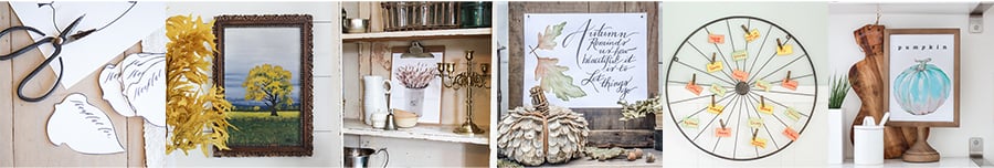 Collection of beautiful Fall prints for download