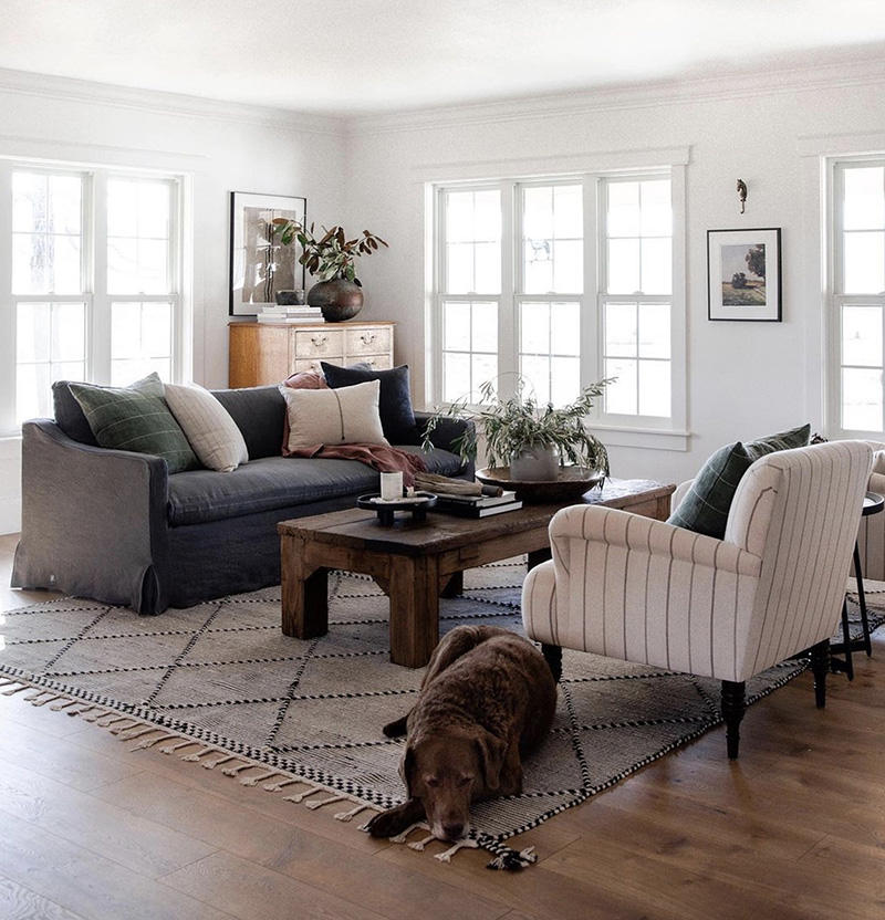 Minimal Farmhouse Living Room