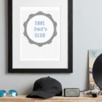 Father's Day printable - gray Cool Dads Club