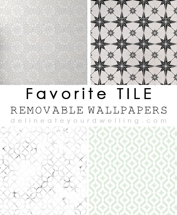 Favorite Tile Removable Cement Wallpapers