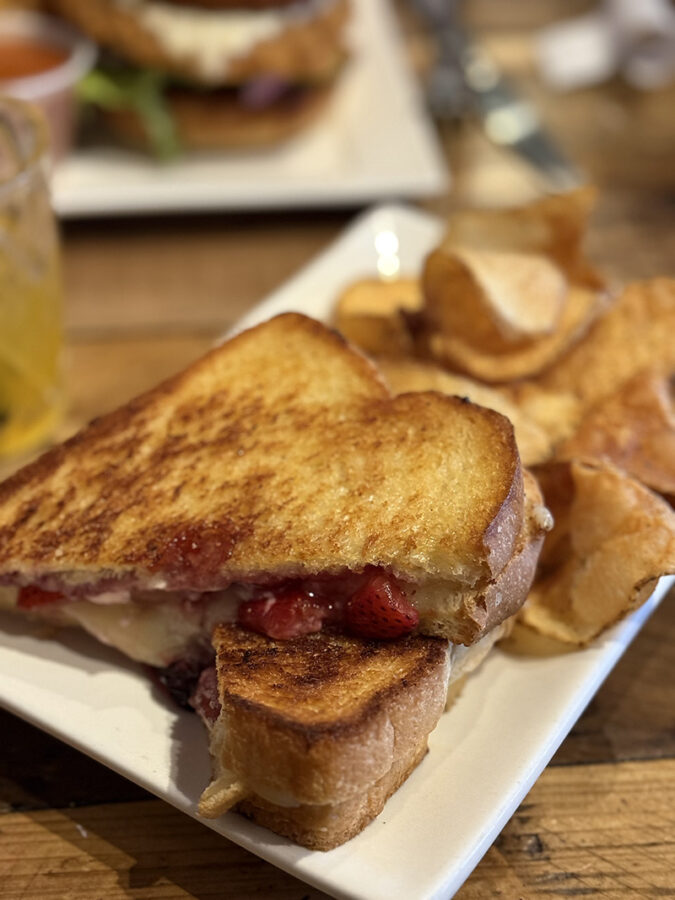 Flatiron Bites and Brews, Berry Grilled Cheese - Best Restaurants in Albuquerque, NM