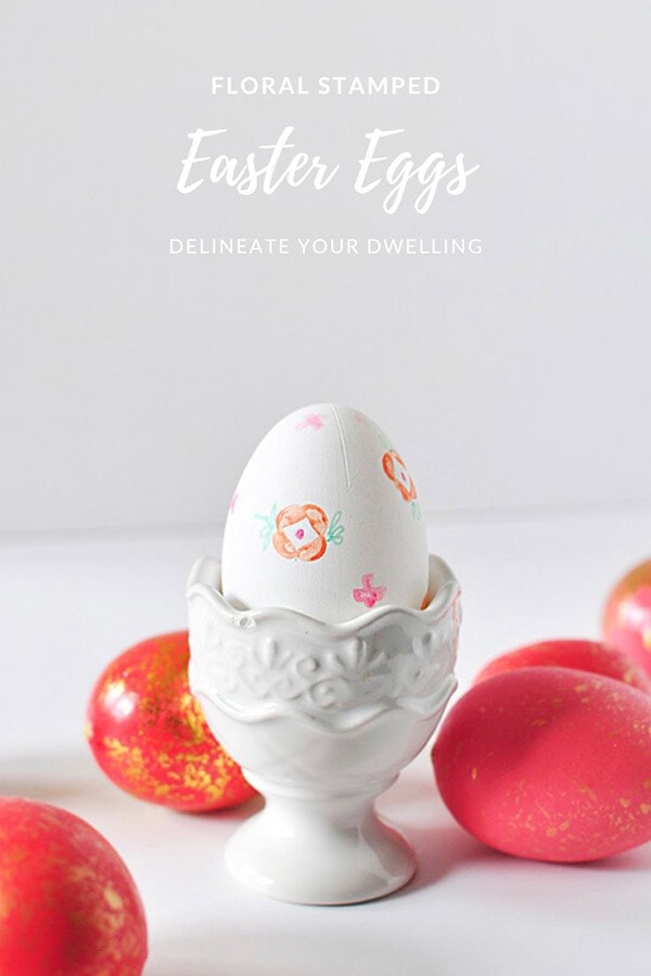 Floral Stamped Eggs