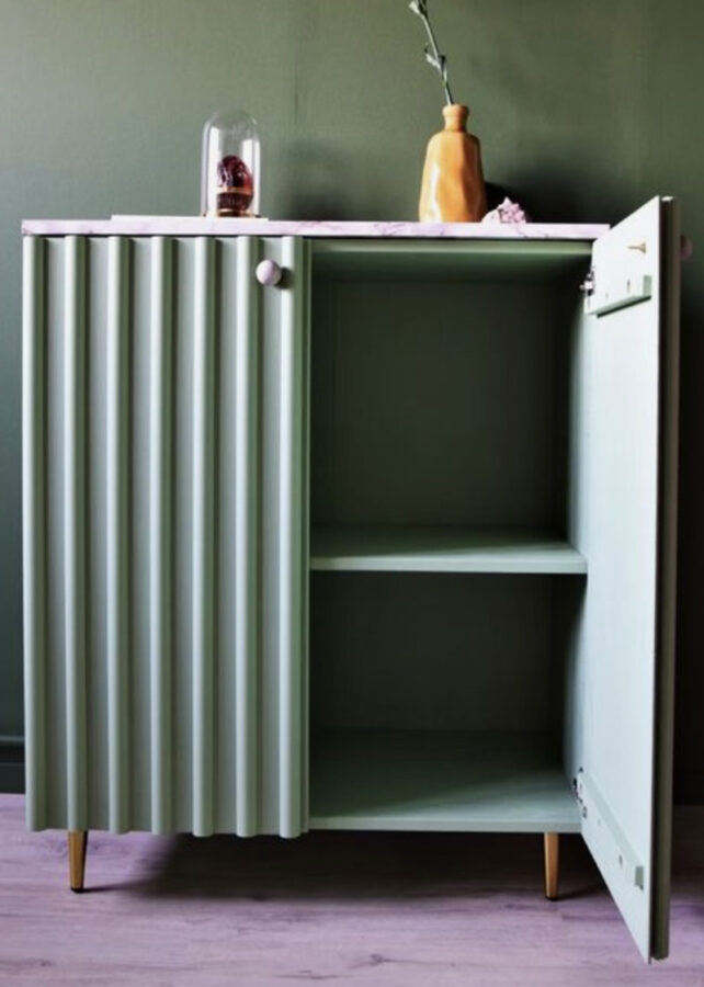 Fluted Storage cabinet