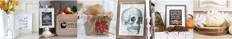 Collection of beautiful Fall prints for download