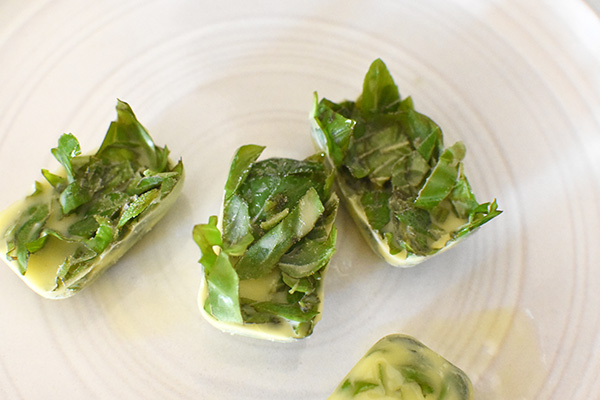 Frozen Basil Cubes