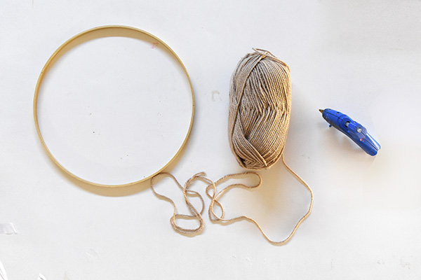 Wrapping Embroidery Hoop