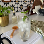 Garden Mint Sparkling Water Mocktail - refreshing drink