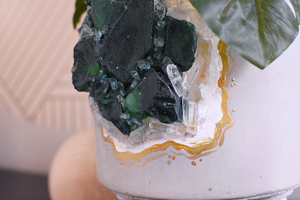 Emerald Geode pot