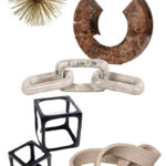 Geometric home decor accents