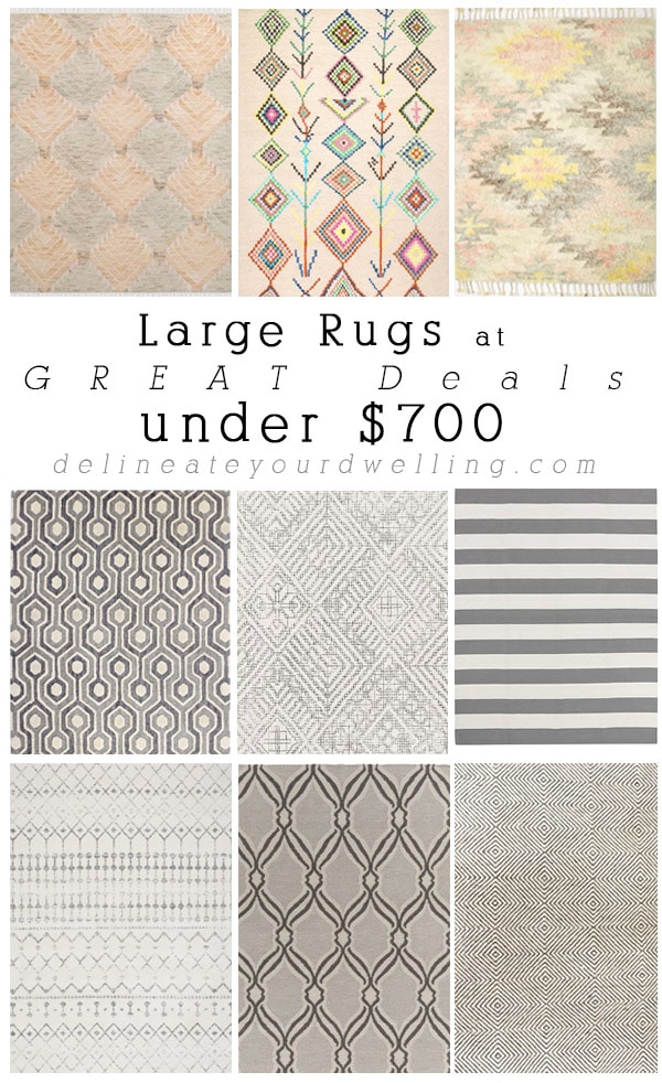 Great Rug Deals under $700