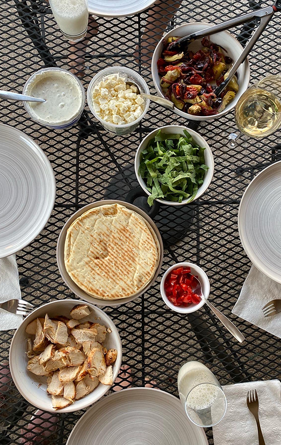 Greek Chicken Fajitas