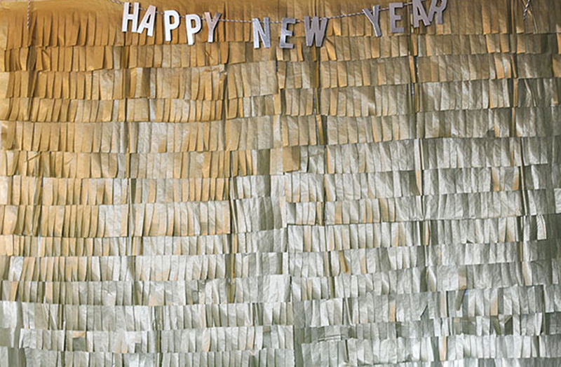 Gorgeous tissue paper photo backdrop