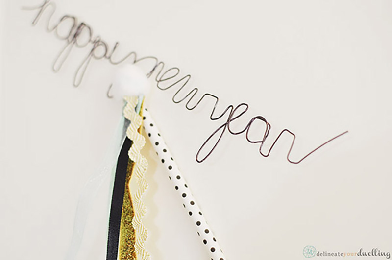 New Year's Eve party streamers