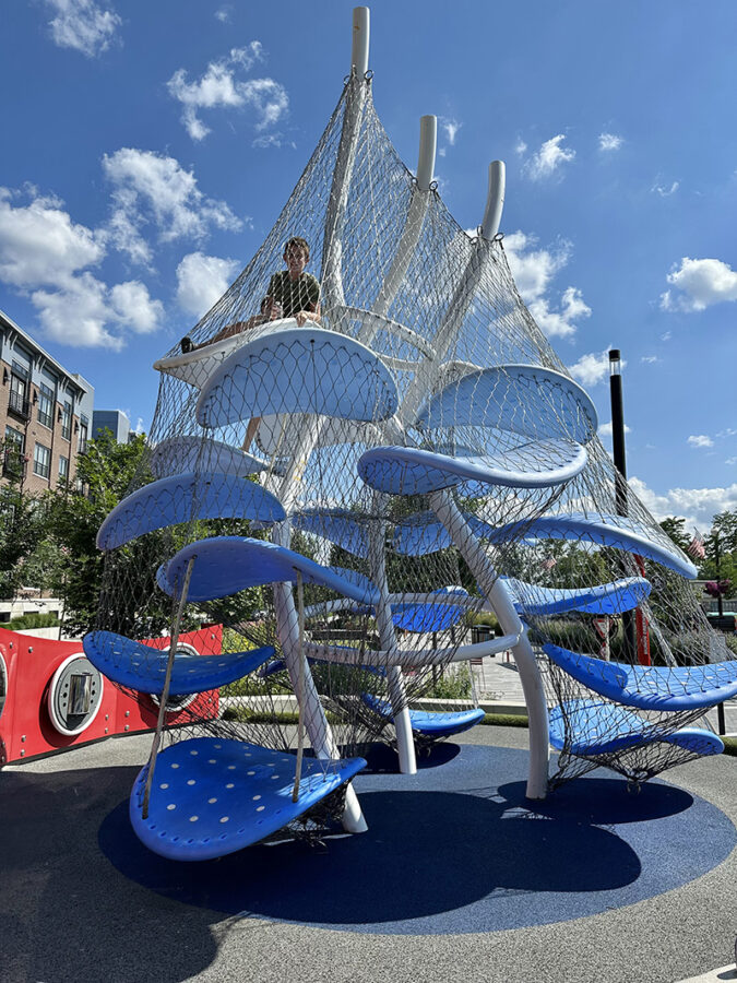 Carmel Midtown, Indiana climbing structure