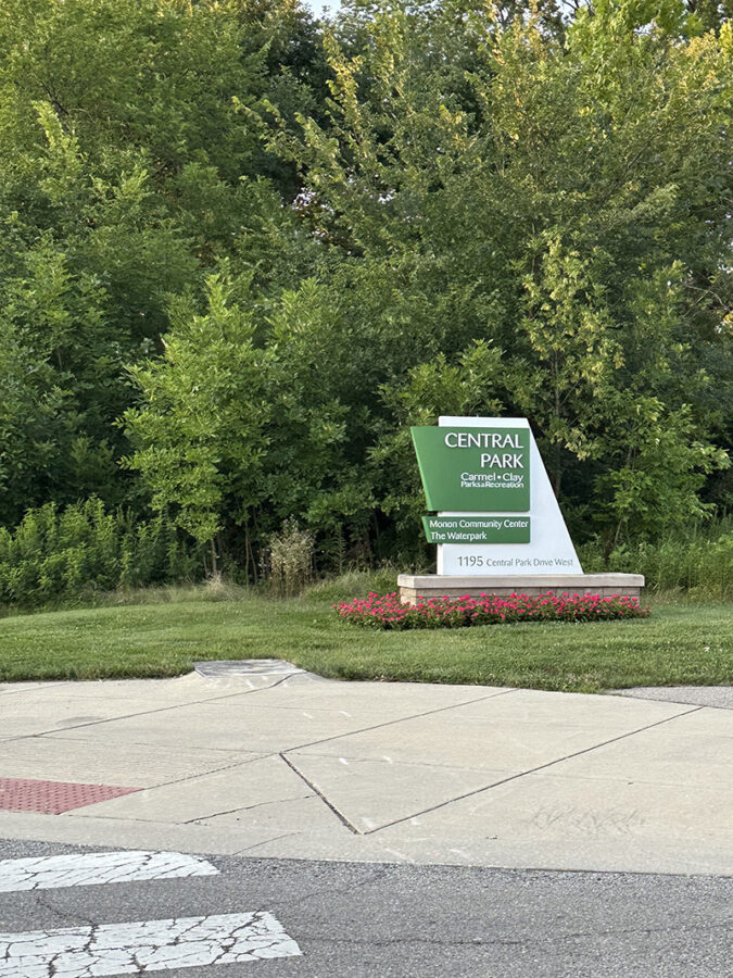 Central Park entry, Carmel Clay Parks - Indiana