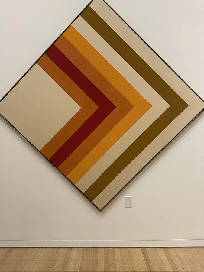 Abstract Graphic Square art, Newfields Art Museum 