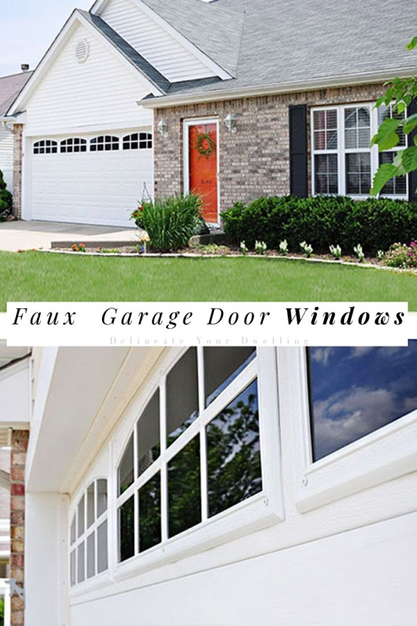 Fake Garage Door Windows