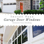 Install Faux Garage Windows