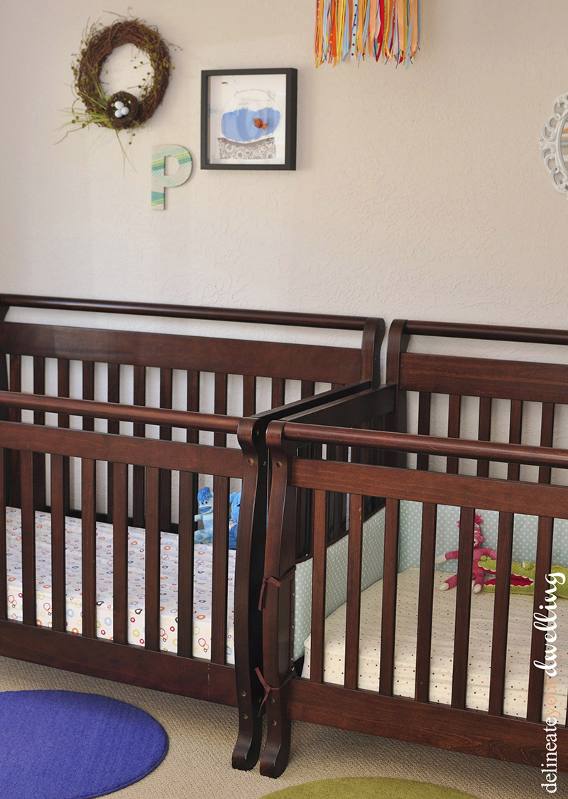 Shared bedroom double crib