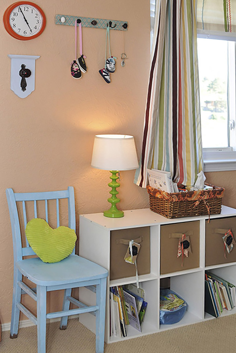Kid's Organized Book storage