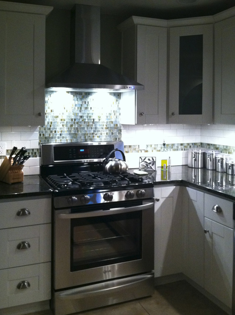 Night time kitchen