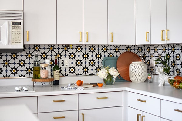 Kitchen Morrocan tile