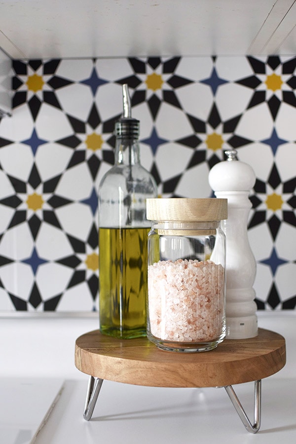 Salt + Oil kitchen canisters
