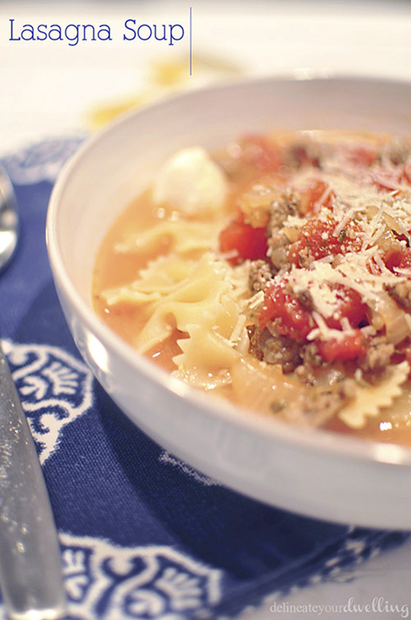 Lasagna Soup 