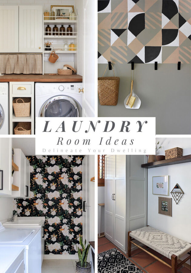 17 Laundry Room Ideas that add beauty and function! Delineate Your