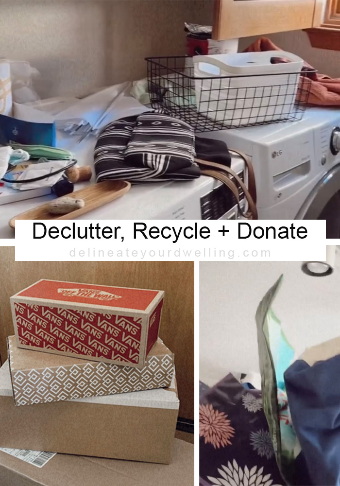 Declutter, Recycle, Donate