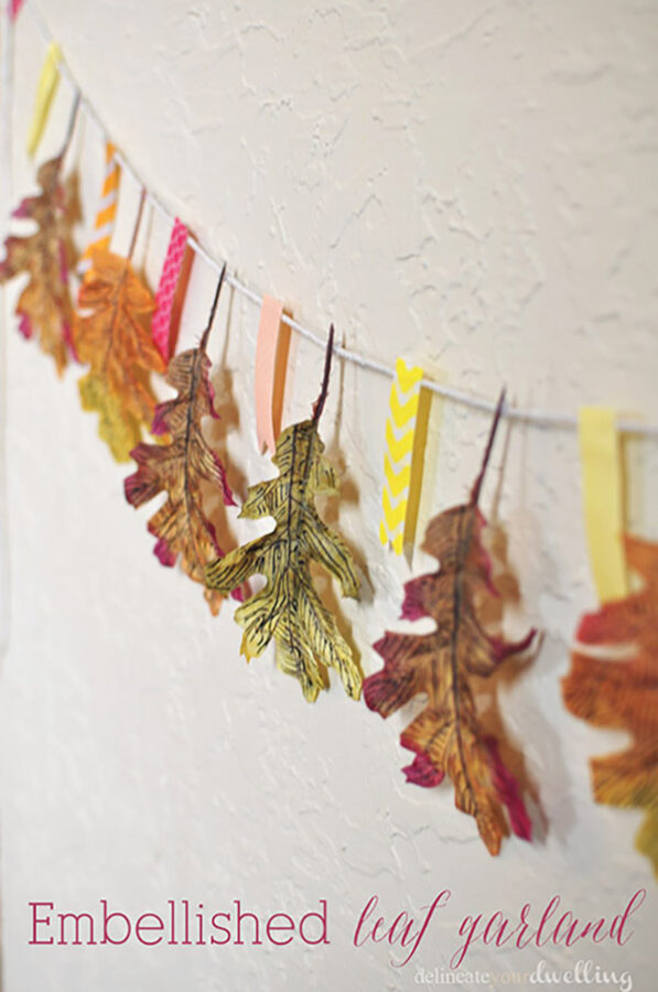 DIY Leaf Garland