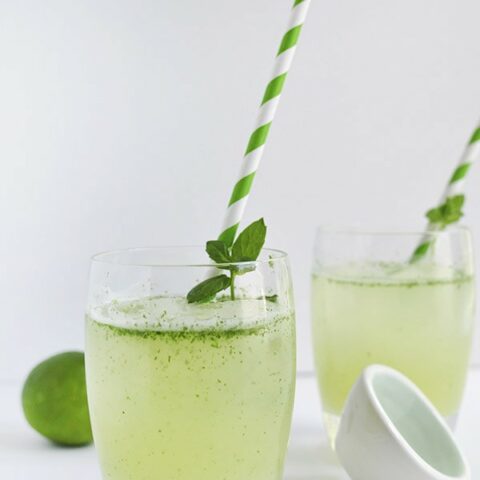 Lime-Mint-Freeze Drink