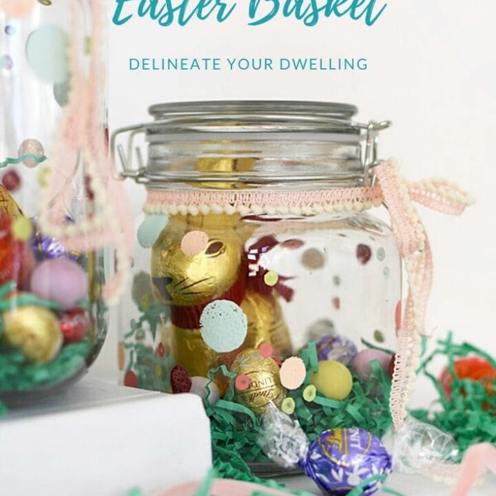 Mason Jar Easter basket