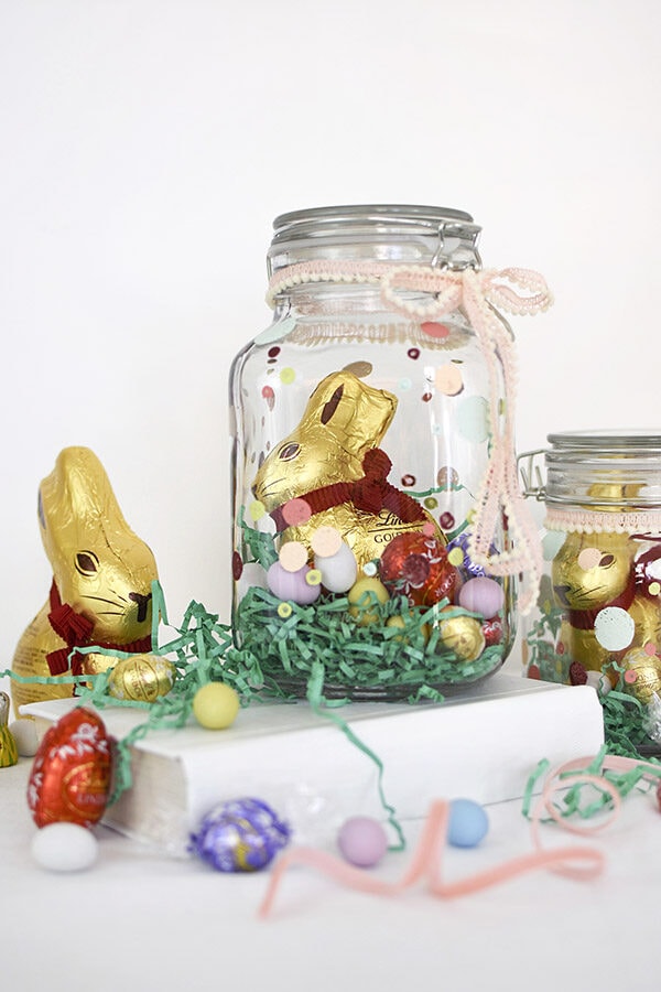 Mason Jar Easter basket