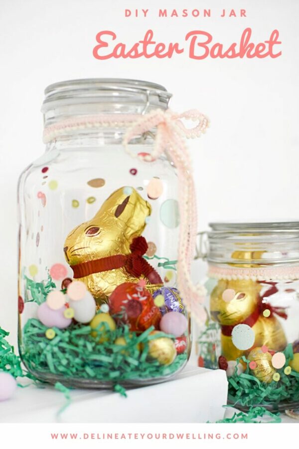 Mason Jar Easter basket