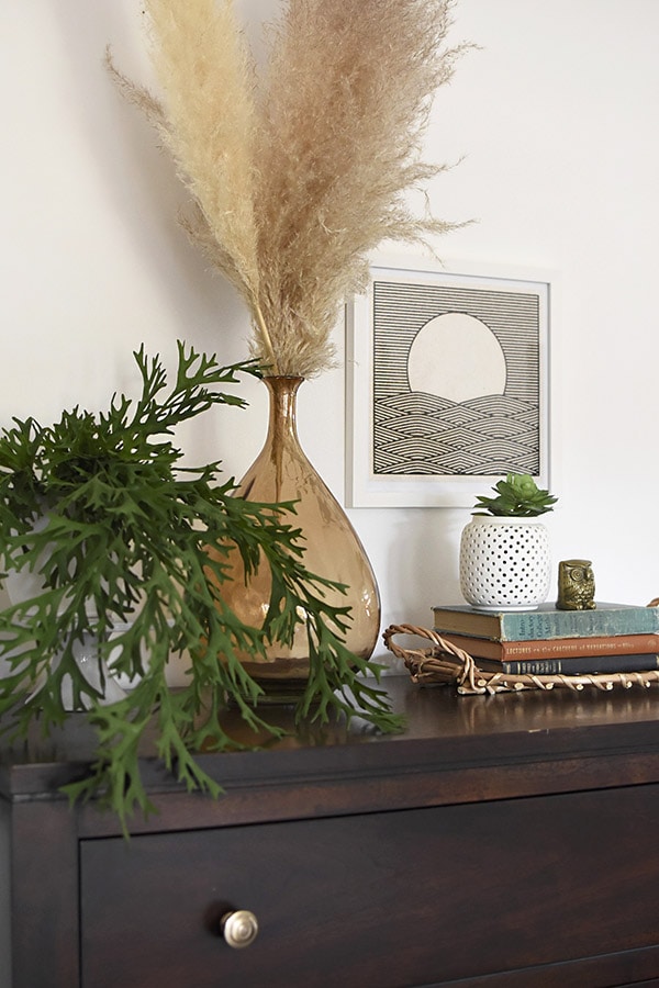 Master Bedroom Dresser Pampas Grass