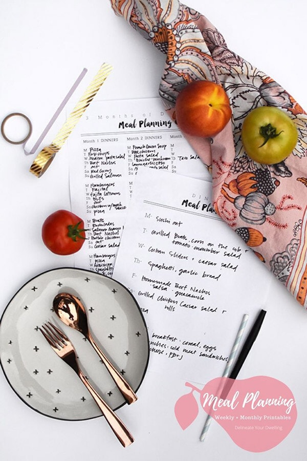 Simple Menu Planning Hack