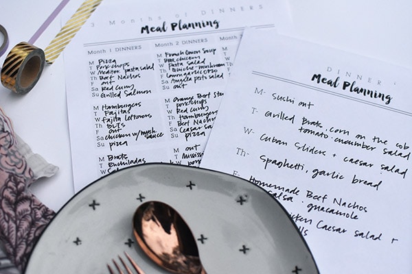 Meal Planning Printables