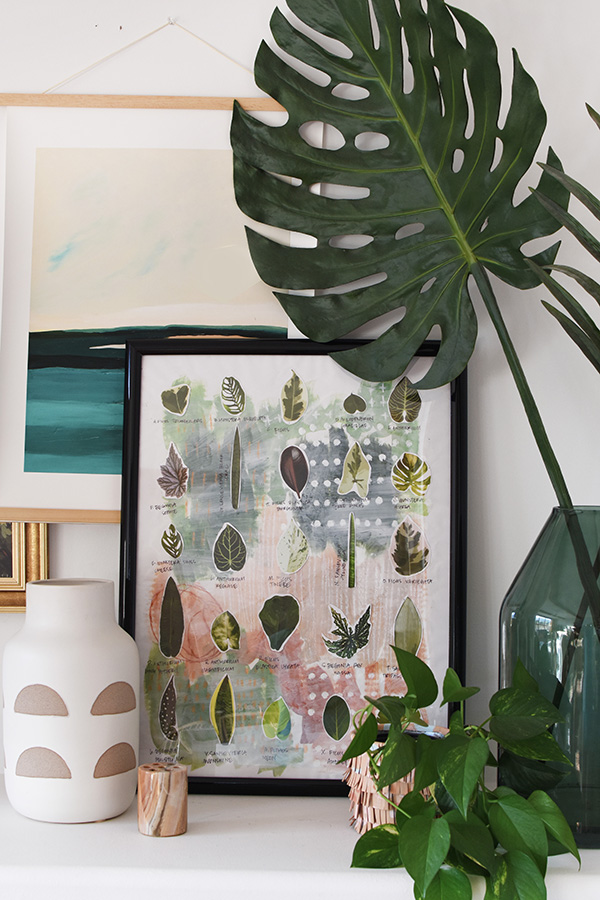 DIY Modern Botanical Print