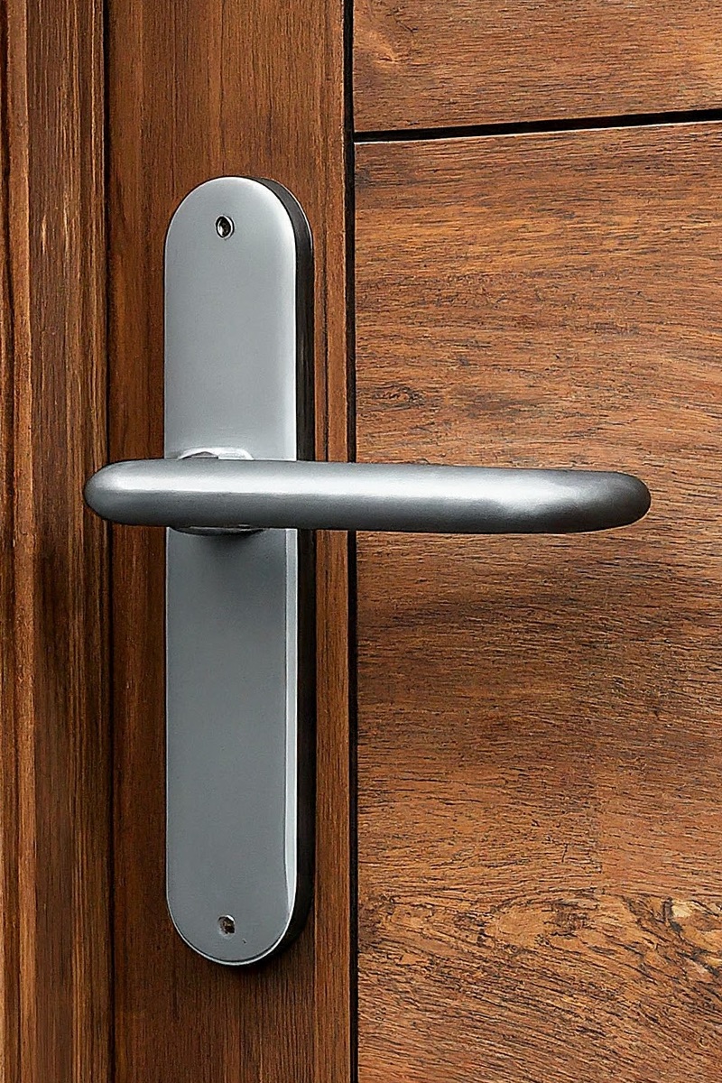 Modern Silver Door knob