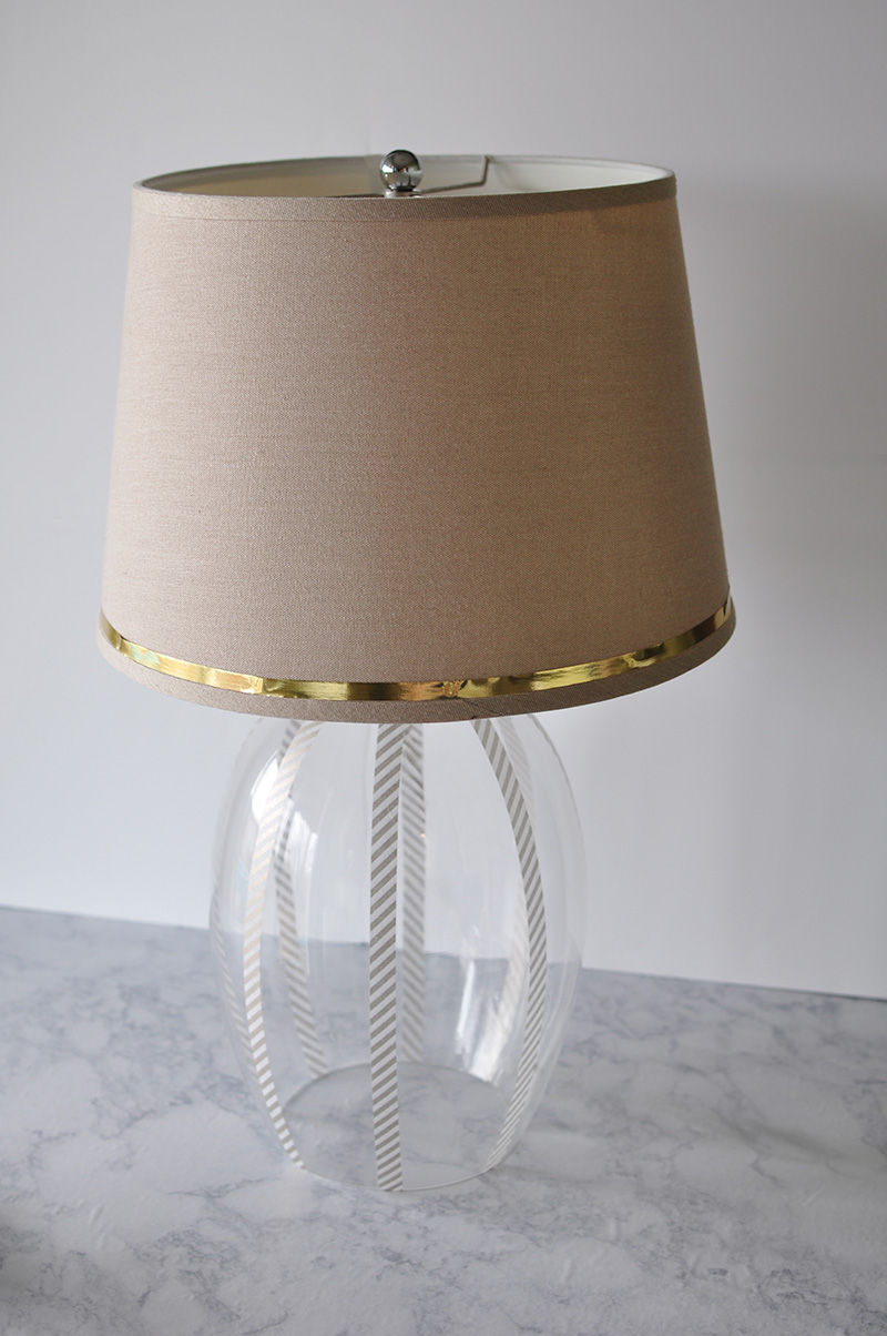 Modern glass lamp