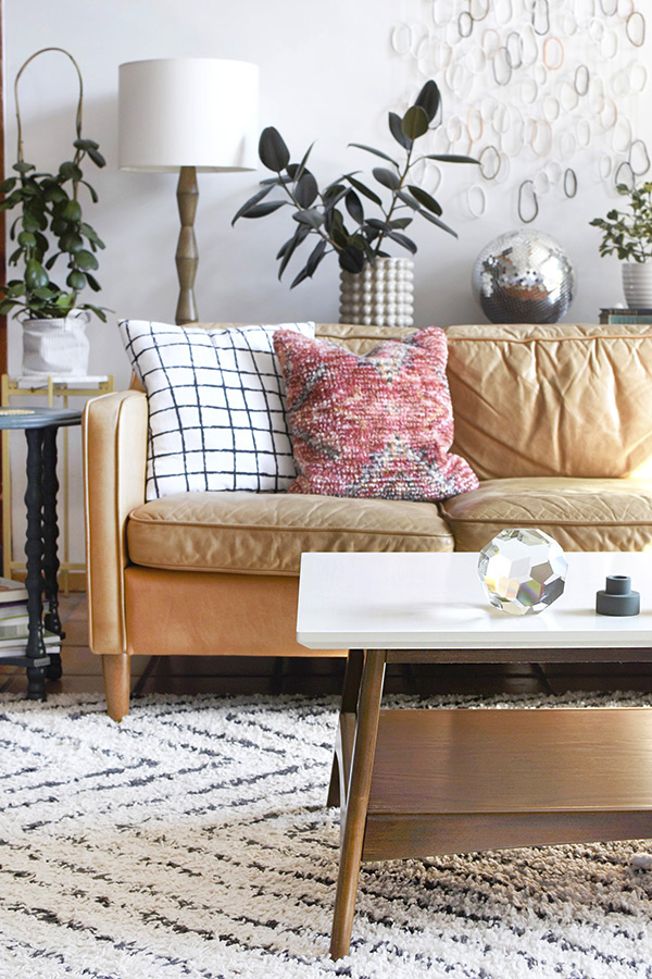 Minimalist Living Room with plants