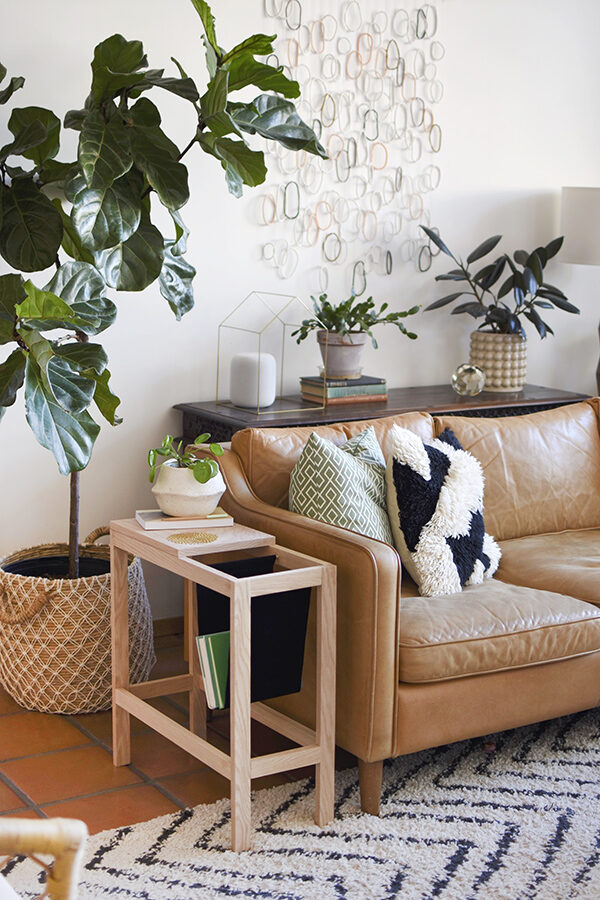 Side Table in Living Room