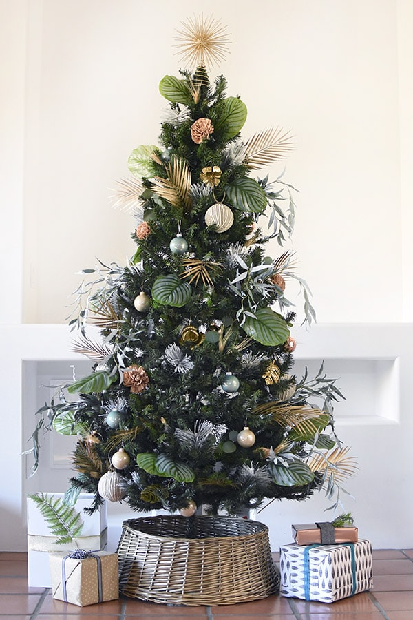 Monochromatic Plant and Nature Christmas Tree